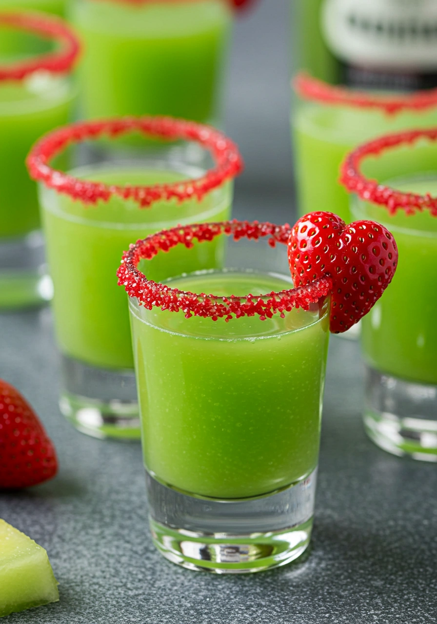 Festive Grinch Shots - tertiary view